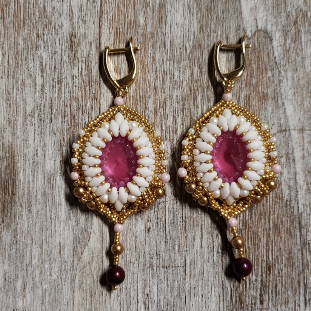 Unique earrings One of a kind cocktail earrings